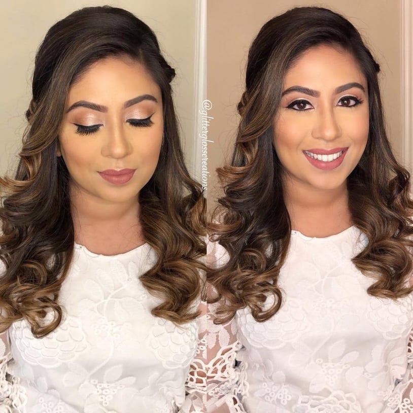 Glitter and Gloss Indian Wedding Makeup Artists in Dallas